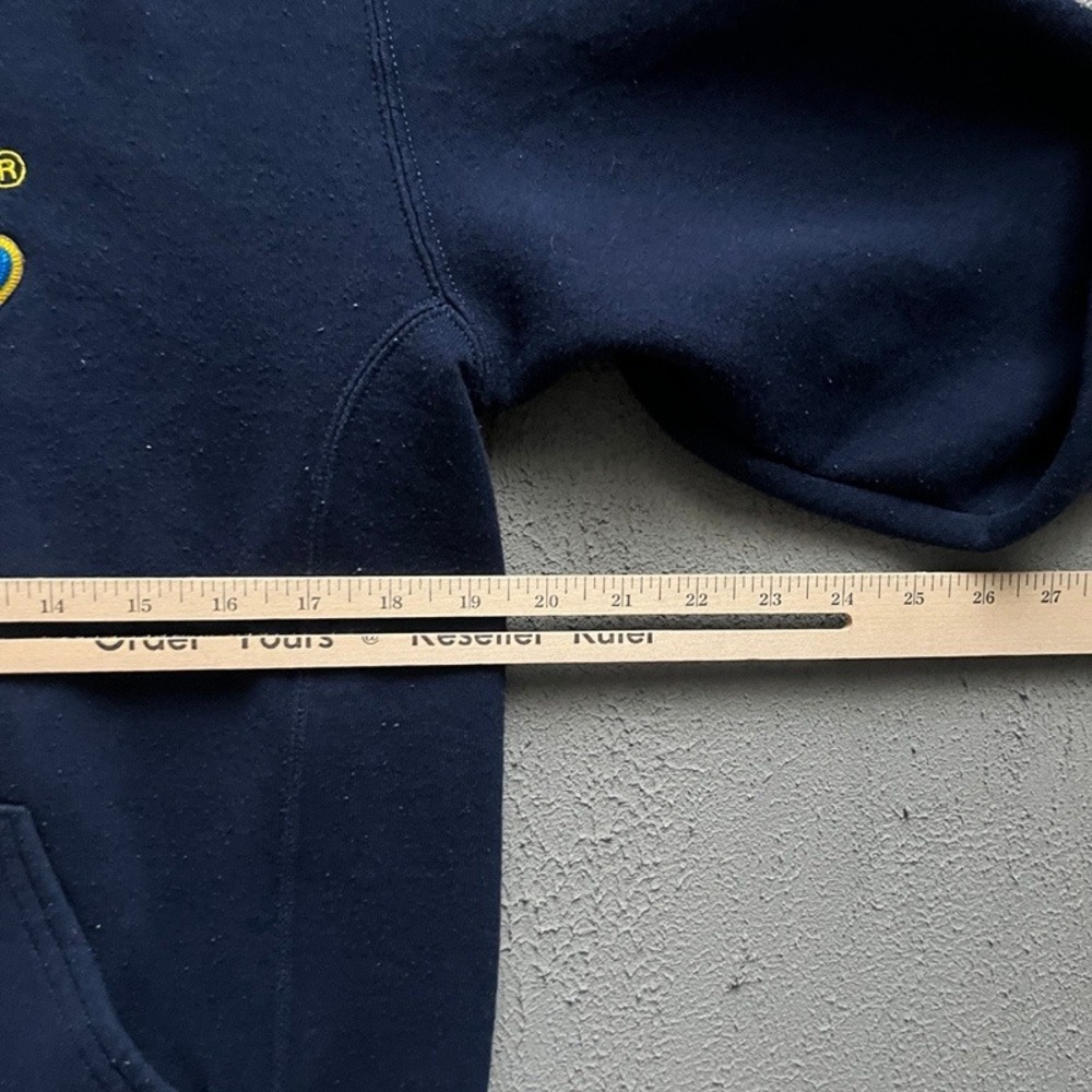 Vintage UCLA Hoodie Men Medium Navy Blue 2000s Russell Athletic Embroidered Logo - Picture 6 of 8